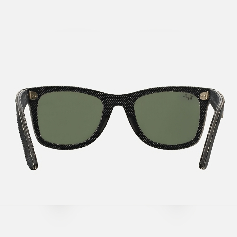 Ray-Ban Sunglasses Gray Denim Wayfarer Polarized Unisex Sunglasses with Case - Picture 5 of 7